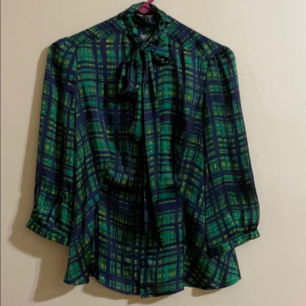 Merona plaid blouse
